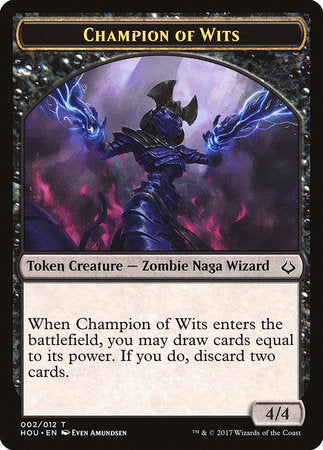 Champion of Wits Token [Hour of Devastation Tokens] | Exor Games Bridgewater