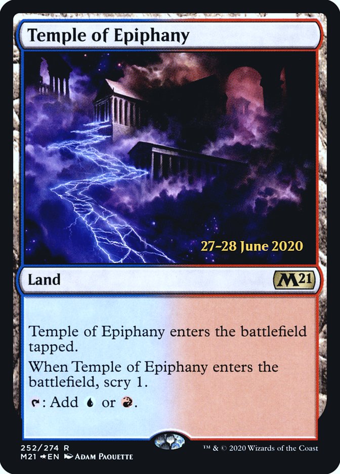 Temple of Epiphany  [Core Set 2021 Prerelease Promos] | Exor Games Bridgewater