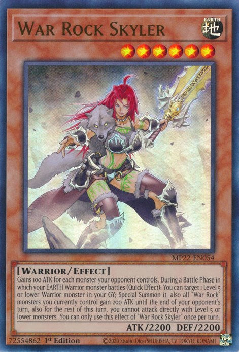 War Rock Skyler [MP22-EN054] Ultra Rare | Exor Games Bridgewater