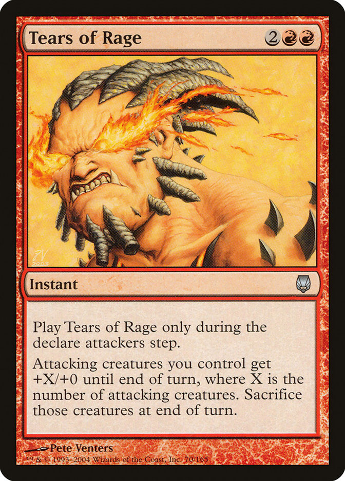 Tears of Rage [Darksteel] | Exor Games Bridgewater