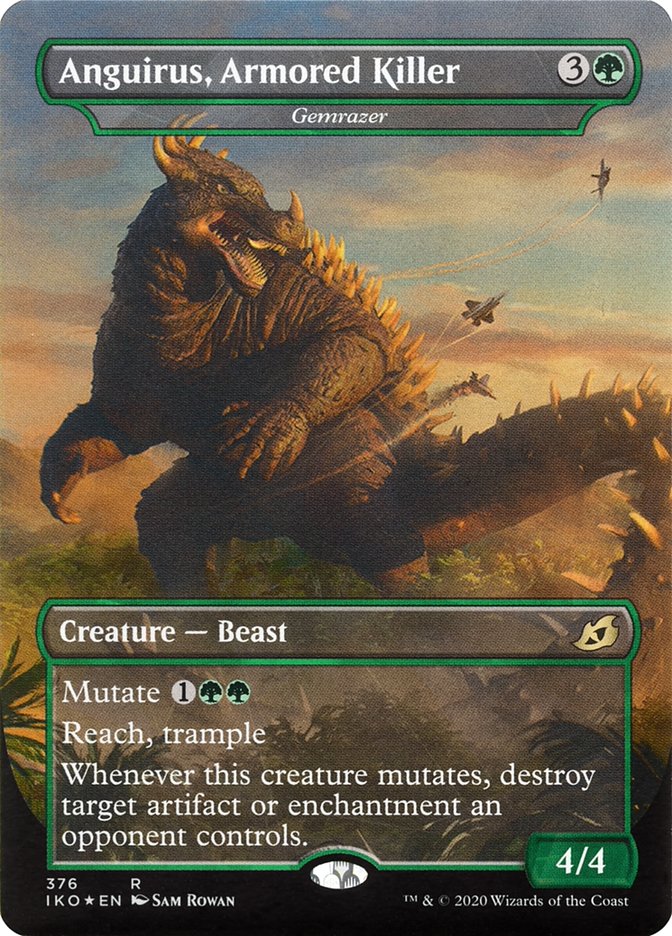 Gemrazer - Anguirus, Armored Killer (Extended Art) [Ikoria: Lair of Behemoths] | Exor Games Bridgewater