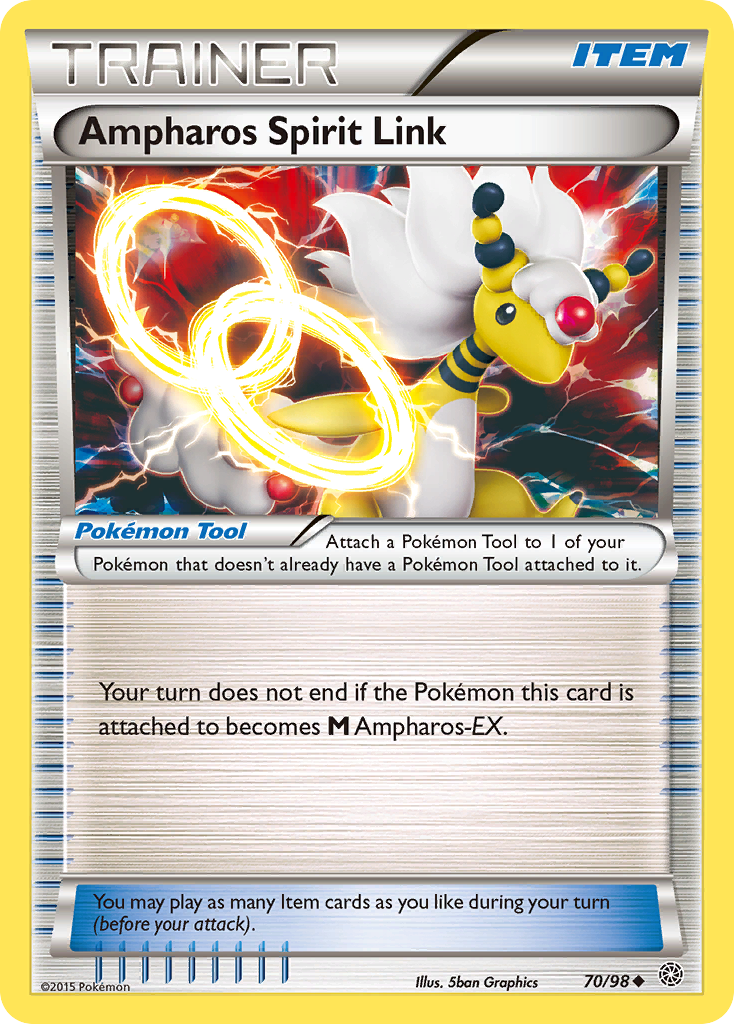 Ampharos Spirit Link (70/98) [XY: Ancient Origins] | Exor Games Bridgewater