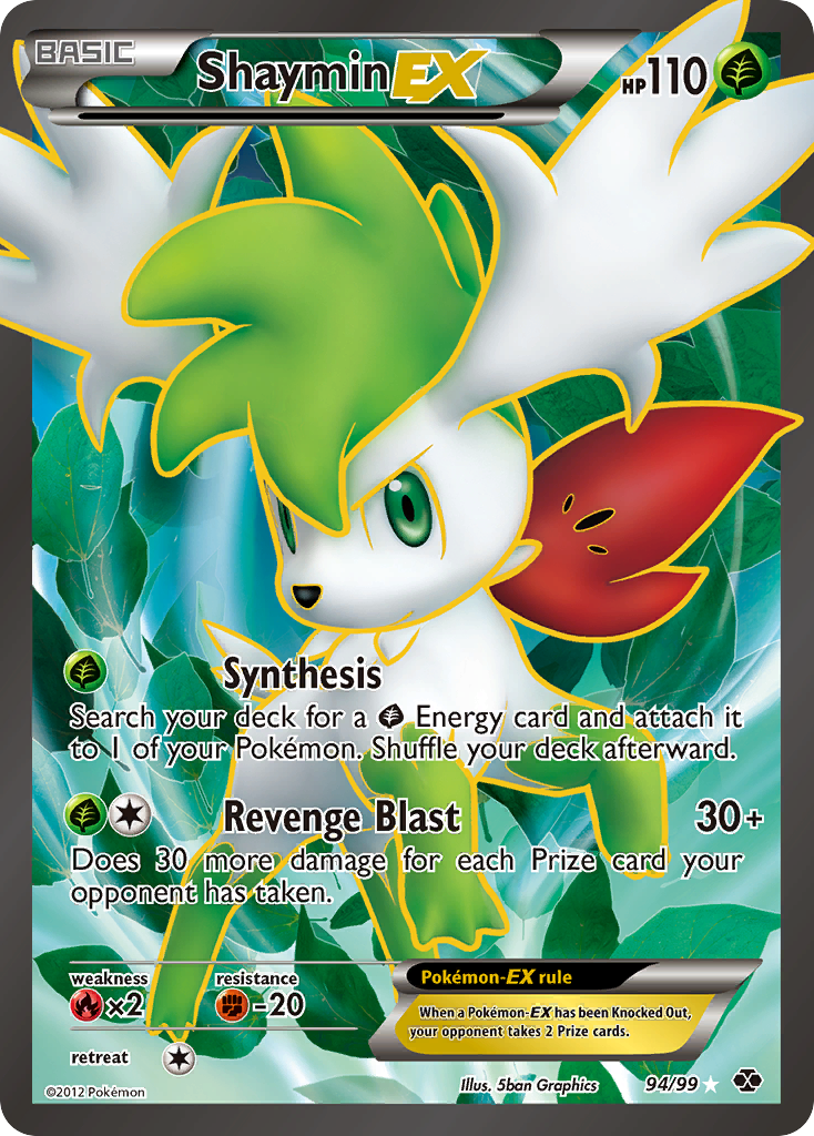 Shaymin EX (94/99) [Black & White: Next Destinies] | Exor Games Bridgewater