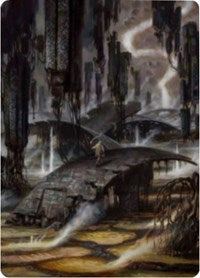 Grimclimb Pathway Art Card [Zendikar Rising Art Series] | Exor Games Bridgewater