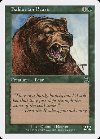 Balduvian Bears [Deckmasters] | Exor Games Bridgewater