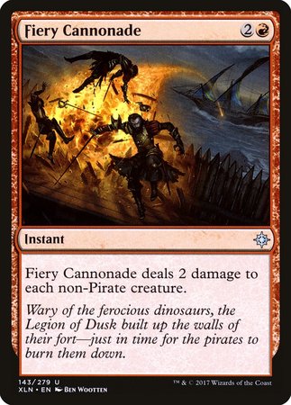 Fiery Cannonade [Ixalan] | Exor Games Bridgewater