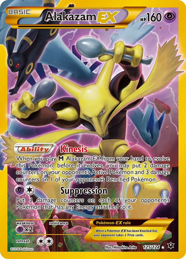 Alakazam EX (125/124) [XY: Fates Collide] | Exor Games Bridgewater