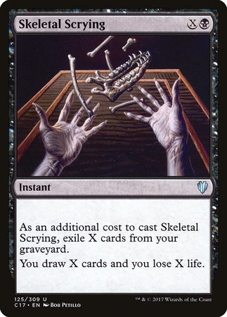 Skeletal Scrying [Commander 2017] | Exor Games Bridgewater