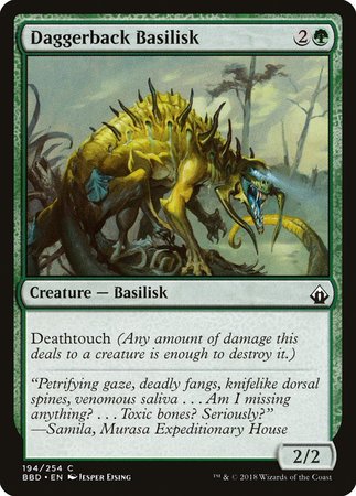 Daggerback Basilisk [Battlebond] | Exor Games Bridgewater