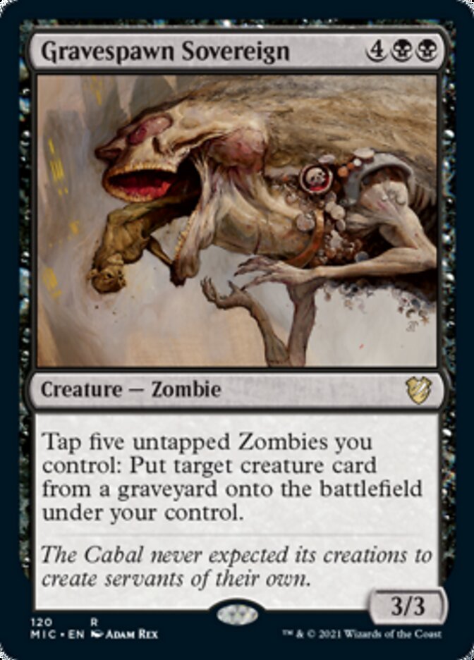 Gravespawn Sovereign [Innistrad: Midnight Hunt Commander] | Exor Games Bridgewater