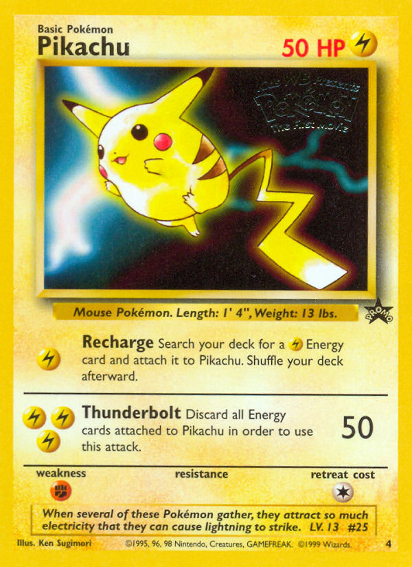 Pikachu (4) [Wizards of the Coast: Black Star Promos] | Exor Games Bridgewater