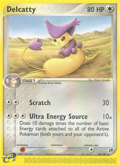 Delcatty (34/100) [EX: Sandstorm] | Exor Games Bridgewater