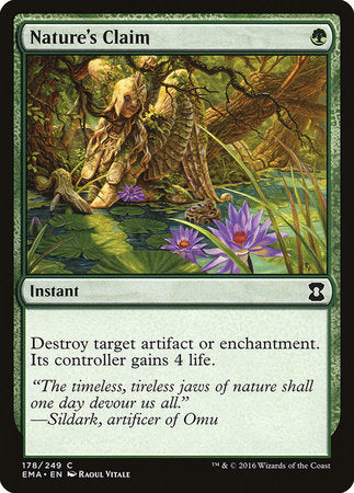 Nature's Claim [Eternal Masters] | Exor Games Bridgewater