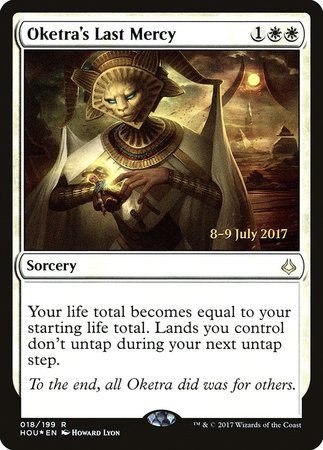 Oketra's Last Mercy [Hour of Devastation Promos] | Exor Games Bridgewater