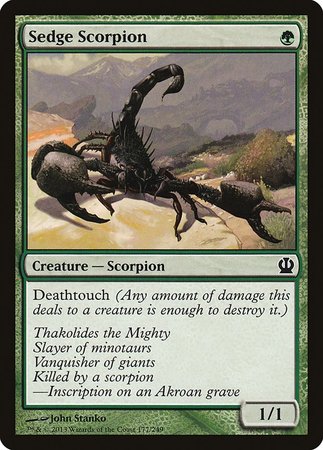 Sedge Scorpion [Theros] | Exor Games Bridgewater