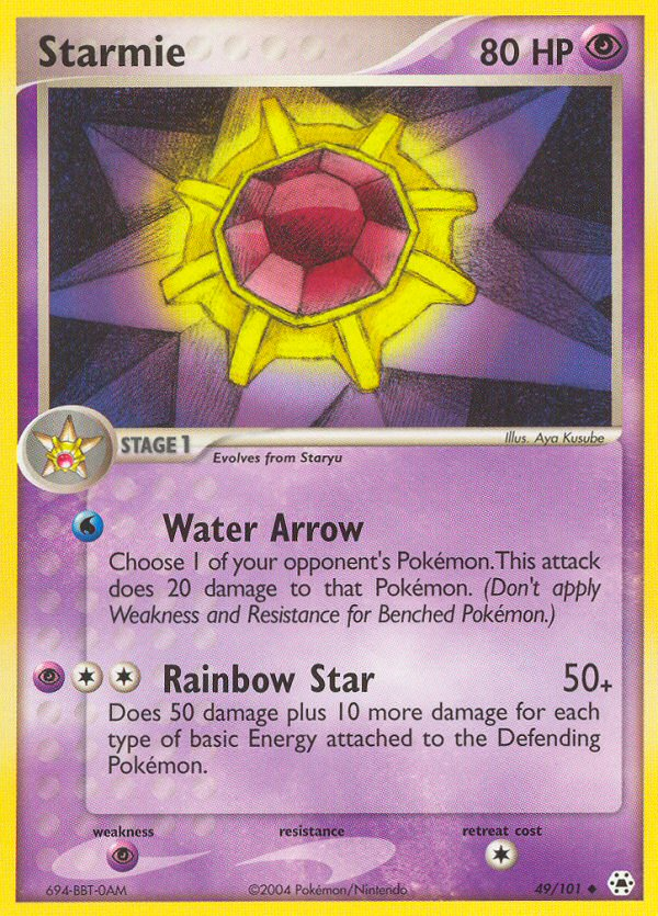 Starmie (49/101) [EX: Hidden Legends] | Exor Games Bridgewater