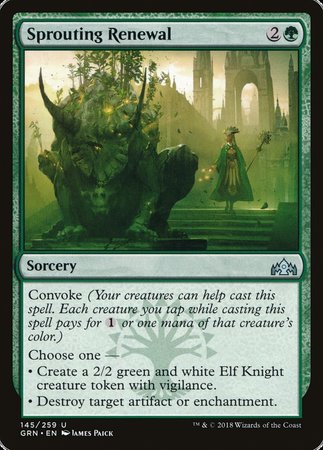 Sprouting Renewal [Guilds of Ravnica] | Exor Games Bridgewater