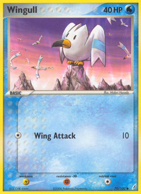 Wingull (70/100) [EX: Crystal Guardians] | Exor Games Bridgewater