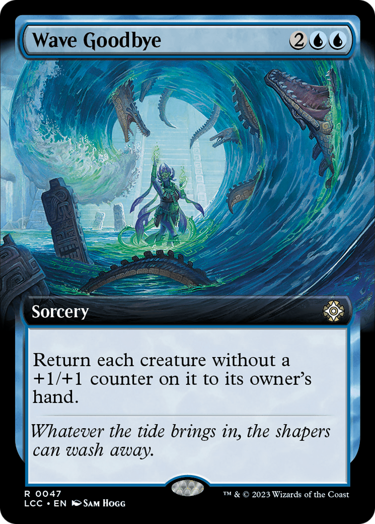 Wave Goodbye (Extended Art) [The Lost Caverns of Ixalan Commander] | Exor Games Bridgewater