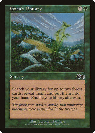 Gaea's Bounty [Urza's Saga] | Exor Games Bridgewater