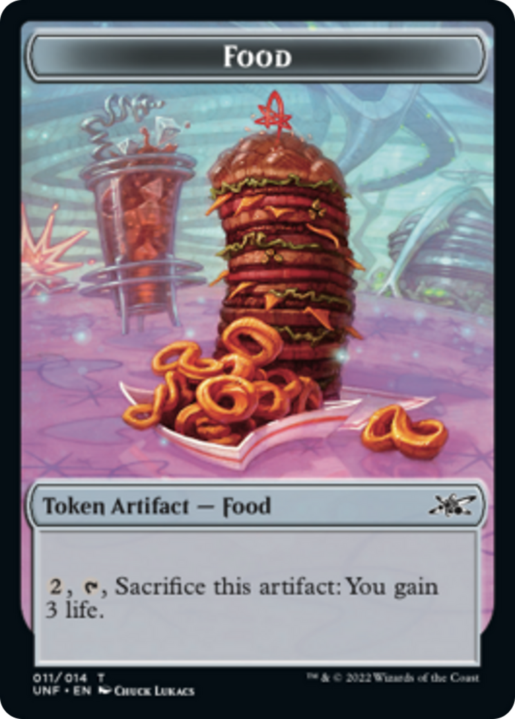 Squirrel // Food (011) Double-sided Token [Unfinity Tokens] | Exor Games Bridgewater