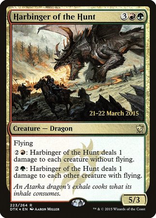 Harbinger of the Hunt [Dragons of Tarkir Promos] | Exor Games Bridgewater