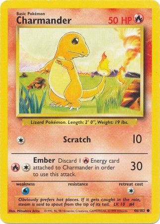 Charmander (46/102) [Base Set Unlimited] | Exor Games Bridgewater