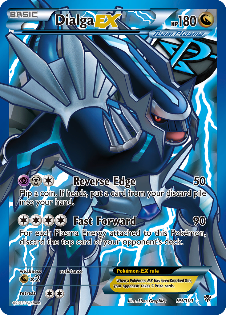 Dialga EX (99/101) [Black & White: Plasma Blast] | Exor Games Bridgewater