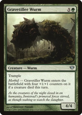 Gravetiller Wurm [Dark Ascension] | Exor Games Bridgewater