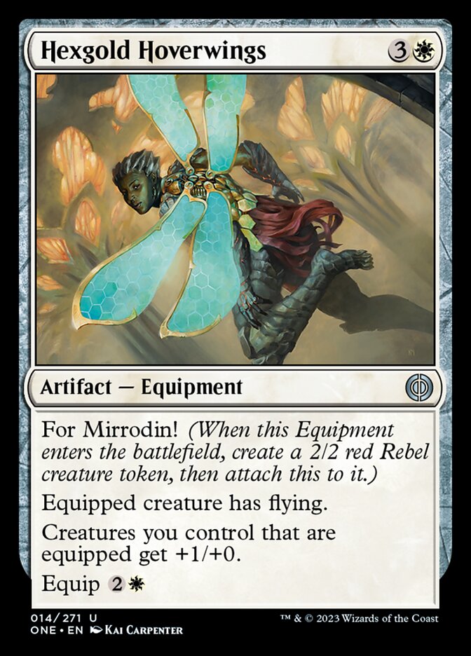 Hexgold Hoverwings [Phyrexia: All Will Be One] | Exor Games Bridgewater