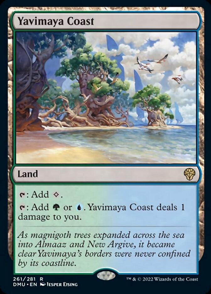 Yavimaya Coast [Dominaria United] | Exor Games Bridgewater