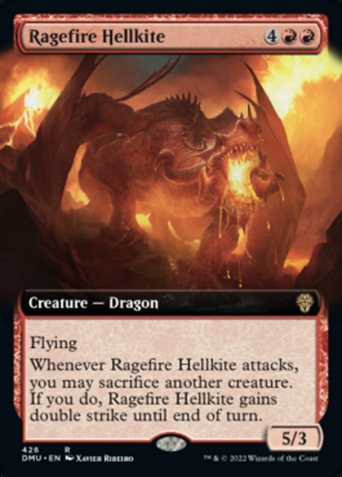 Ragefire Hellkite (Extended Art) [Dominaria United] | Exor Games Bridgewater