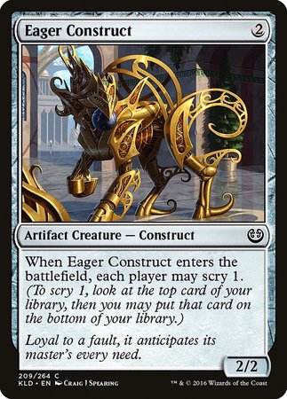 Eager Construct [Kaladesh] | Exor Games Bridgewater