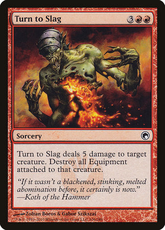 Turn to Slag [Scars of Mirrodin] | Exor Games Bridgewater