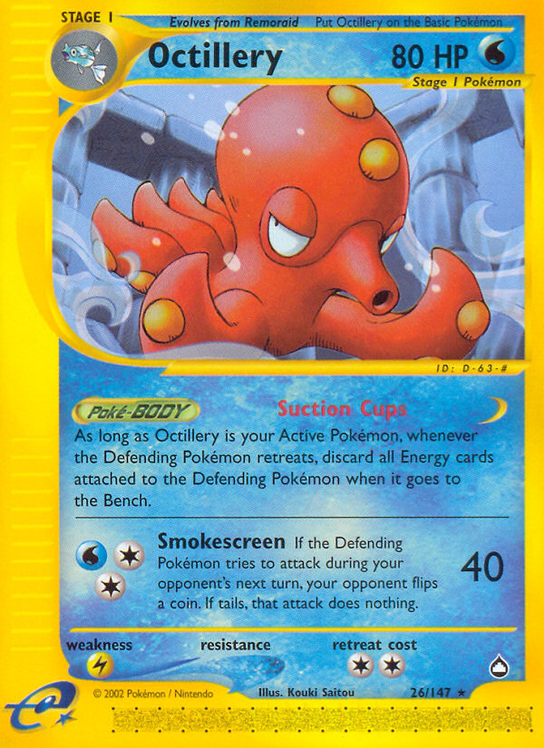 Octillery (26/147) [Aquapolis] | Exor Games Bridgewater