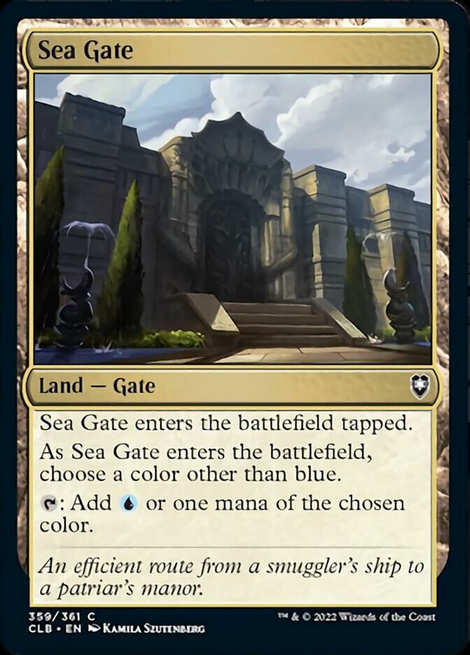 Sea Gate [Commander Legends: Battle for Baldur's Gate] | Exor Games Bridgewater