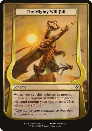 The Mighty Will Fall (Archenemy: Nicol Bolas) [Archenemy: Nicol Bolas Schemes] | Exor Games Bridgewater