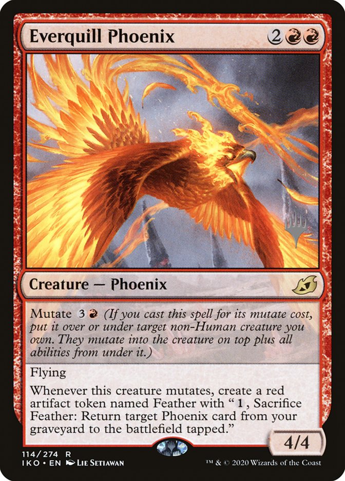 Everquill Phoenix (Promo Pack) [Ikoria: Lair of Behemoths Promos] | Exor Games Bridgewater