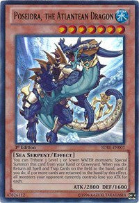 Poseidra, the Atlantean Dragon [SDRE-EN001] Ultra Rare | Exor Games Bridgewater