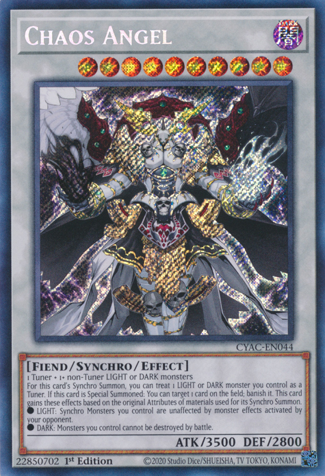 Chaos Angel [CYAC-EN044] Secret Rare | Exor Games Bridgewater