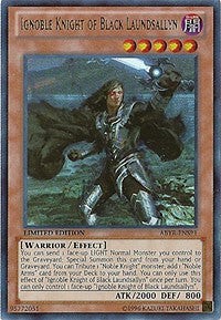 Ignoble Knight of Black Laundsallyn [ABYR-EN000] Super Rare | Exor Games Bridgewater