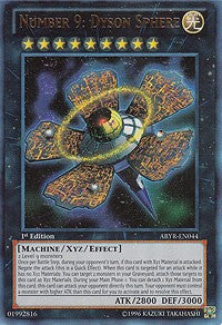 Number 9: Dyson Sphere [ABYR-EN044] Ultra Rare | Exor Games Bridgewater