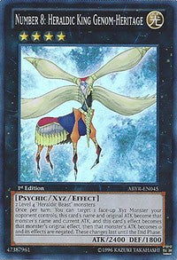 Number 8: Heraldic King Genom-Heritage [ABYR-EN045] Super Rare | Exor Games Bridgewater