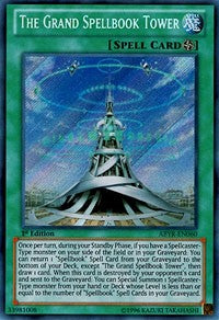 The Grand Spellbook Tower [ABYR-EN060] Secret Rare | Exor Games Bridgewater