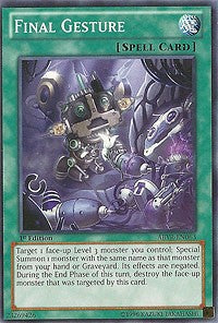 Final Gesture [ABYR-EN063] Common | Exor Games Bridgewater