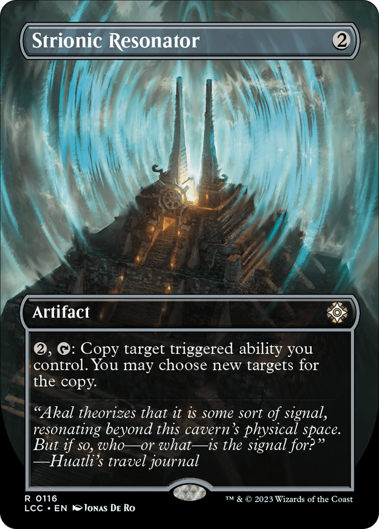 Strionic Resonator (Borderless) [The Lost Caverns of Ixalan Commander] | Exor Games Bridgewater