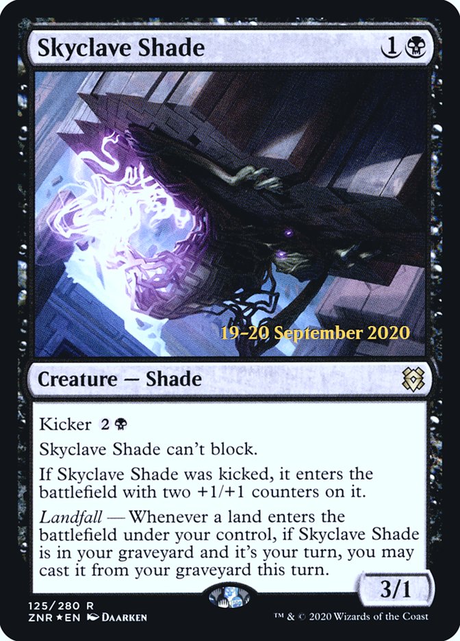 Skyclave Shade  [Zendikar Rising Prerelease Promos] | Exor Games Bridgewater