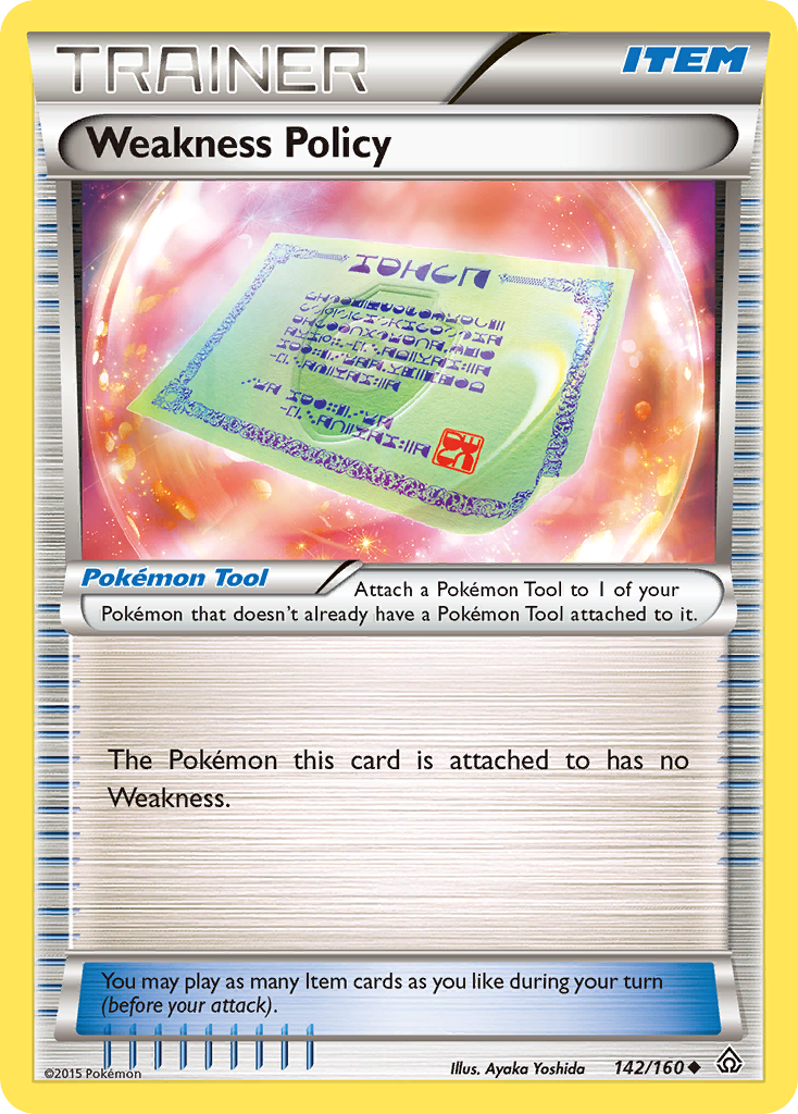 Weakness Policy (142/160) [XY: Primal Clash] | Exor Games Bridgewater