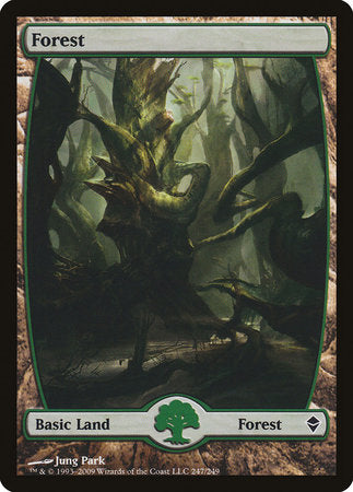 Forest (247) - Full Art [Zendikar] | Exor Games Bridgewater