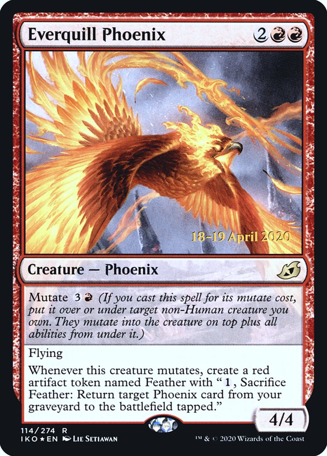 Everquill Phoenix  [Ikoria: Lair of Behemoths Prerelease Promos] | Exor Games Bridgewater